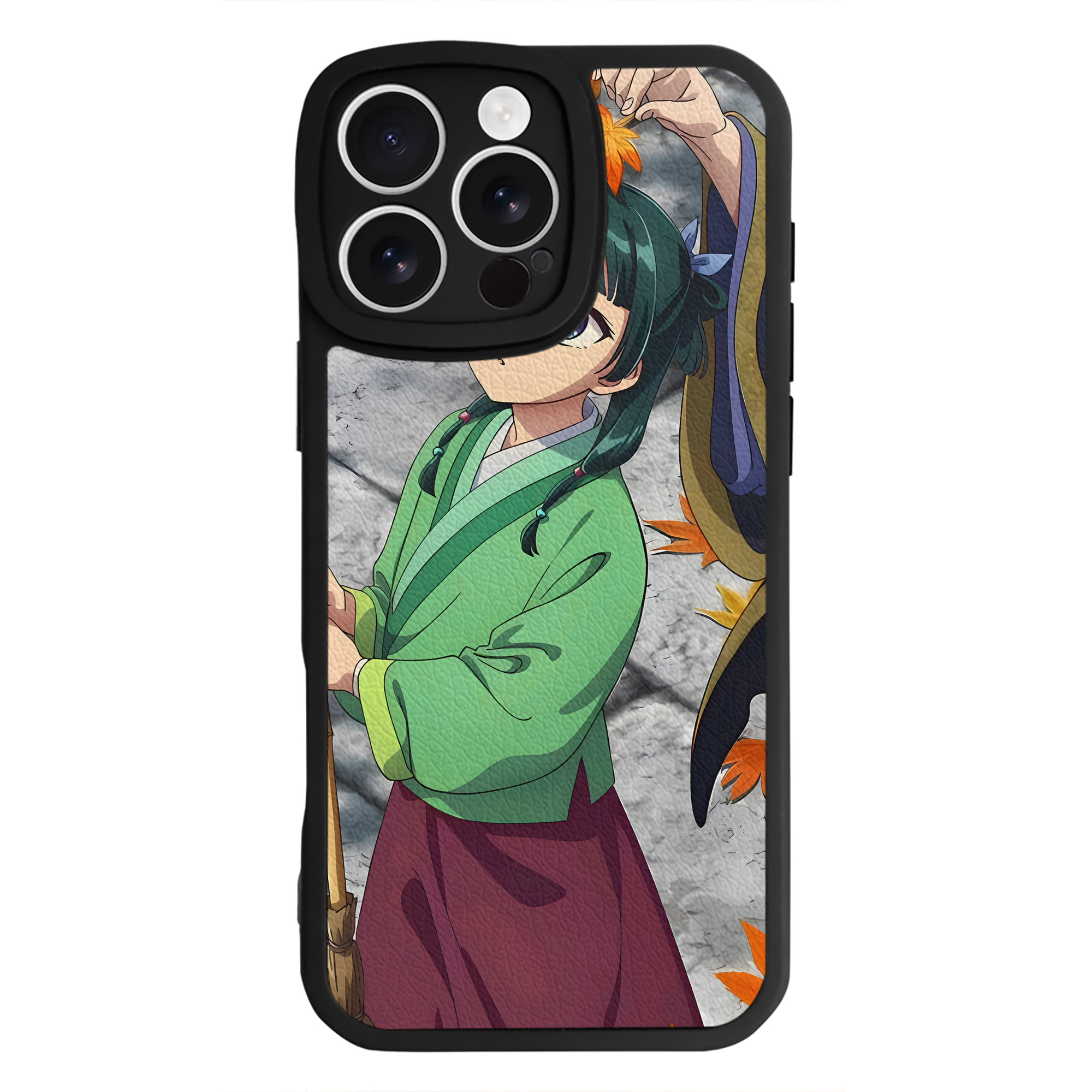 （画像用） 薬屋のひとりごと The Apothecary Diaries 【iPhone 16シリーズ対応】シリコンスマホケース（レザー調） 材質：シリコン